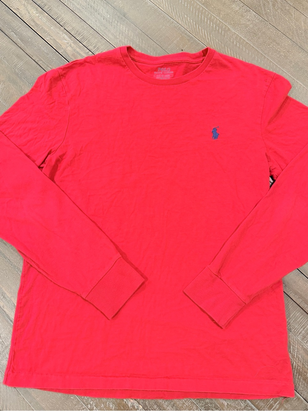 Polo Ralph Lauren Red Long Sleeve Shirt – Men’s Small